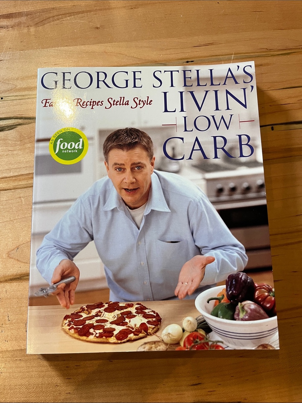 NEW Livin' Low Carb Recipes for Easy weight lost from THE FOOD NETWORK Softcover